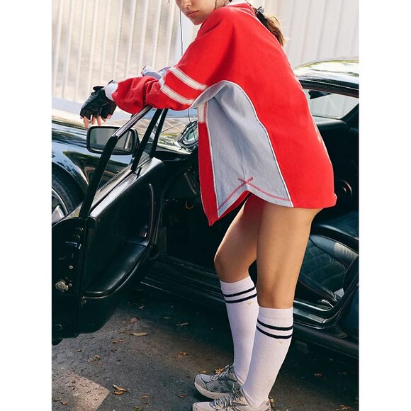 FP Movement by Free People Rugby Ready Layer (winterberry combo) - Picture 9 of 11